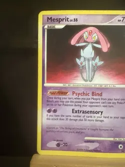 Mesprit 34/146 Legends Awakened HP/MP - Regular Rare - Pokemon TCG Card (warped) - Image 2