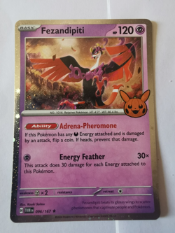 Pokemon Card TCG - Fezandipiti - Trick or Trade 2024 - 096/167 - Holo Rare 096/1 - Image 1