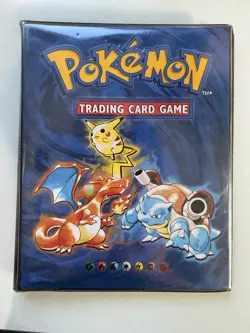 Original Vintage 1999 Official Pokemon Card Binder And 74 Varied Cards Rare Mint - Image 1