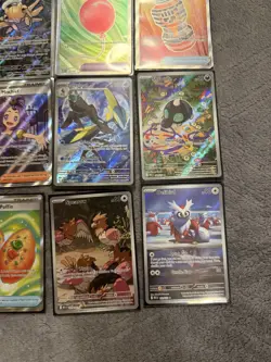 Pokemon TCG Mega Evolution Lot Of 12 Illustration Rare Near Mint Full Art Cards - Image 3