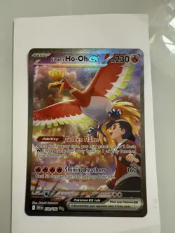 Ethan’s Ho-Oh ex 230/182 Destined Rivals Pokemon Special Illustration Rare - Image 3