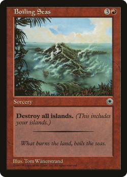 Boiling Seas (MP) Portal POR Magic MTG - Image 1