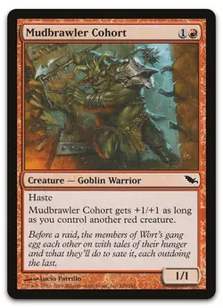 Mudbrawler Cohort #100 (NM) Shadowmoor SHM Magic MTG - Image 1