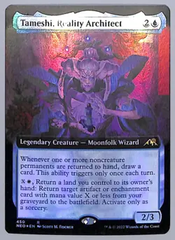 Tameshi, Reality Architect - Extended Art - Foil - 450 - Kamigawa (NEO) MTG - Image 1