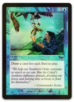 Airborne Aid #62 (Foil) (NM) Onslaught ONS Magic MTG - Image 1