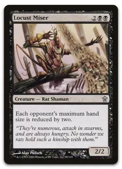 Locust Miser #80 (NM) Saviors of Kamigawa SOK Magic MTG - Image 1