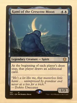MTG Kami of the Crescent Moon ** Crimson Vow Commander ** English (NM) - Image 1