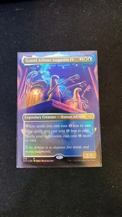 Grand Arbiter Augustin IV (Borderless) Double Masters 2022 Foil 379 NM - Image 1