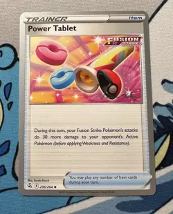 Pokemon TCG Power Tablet 236/264 Yokohama World Championships 2023 - Image 1