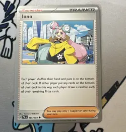 Pokemon TCG Iono 185/193 Yokohama World Championships 2023 - Image 1
