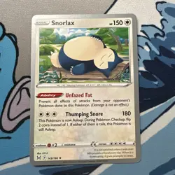 Pokemon TCG Snorlax 143/196 Yokohama World Championships 2023 - Image 1
