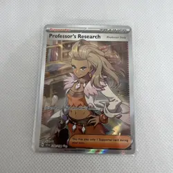 PROFESSOR'S RESEARCH SADA 240/198 Pokemon Scarlet & Violet Full Art Trainer Holo - Image 1