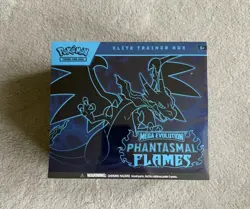 Pokemon Evolutions Mega Evolutions Phantasmal Flames ETB Sealed/In Hand - Image 1