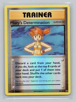 Reverse Holo Misty's Determination #80/108 Uncommon XY - Evolutions Pokemon - Image 1