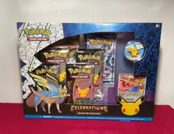 Pokemon Celebrations Zacian Deluxe Pin Box TCG Brand New & Sealed ZACIAN LV.X - Image 1