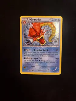 Pokemon Card - Gyarados XY109 XY Black Star Promo Holo - LP - Image 1