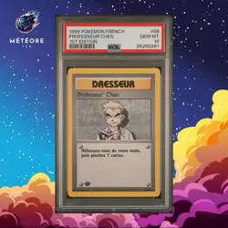 Carte Pokemon Professeur Chen 88/102 Edition 1 Set De Base PSA10 Francais - Image 1