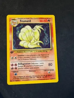 Pokemon 1st Edition Base Set (French) - Feunard (Ninetales) - Holo Rare - 12/102 - Image 1