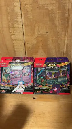 Pokemon Set of 2 (1 of each) Gengar/Diancie ex Mega Battle Deck - Image 1