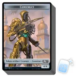10 pcs CONSTRUCT TOKEN (14/18) Core Set 2021 M21 Magic MTG MINT CARD - Image 1