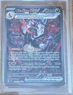 POKEMON TCG CHARIZARD EX 234/091 PALDEAN FATES GRADE 9.5 MINT+ RARE CARD ! - Image 2