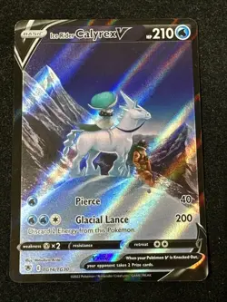 Ice Rider Calyrex V TG14/TG30 SWSH10: Astral Radiance Trainer Gallery - NM - Image 1
