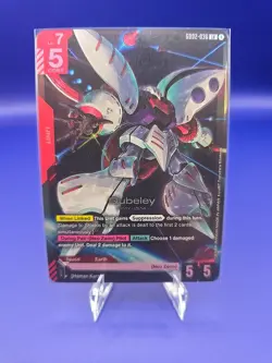 Qubeley (GD02-036) [Foil] (NM) - Gundam Card Game - Dual Impact (ENG) - Image 1