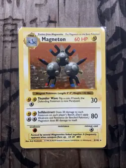 Magneton 009/102 Shadowless Base Set Rare Holo 1999 Pokemon Card -SHADOWLESS- - Image 1