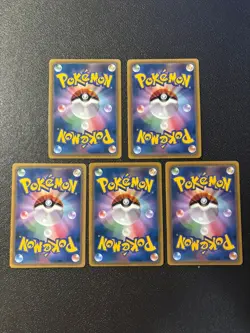 SET of 5 Pokemon fan card promo, brand new, NM or M, scream Edvard Munch - Image 2