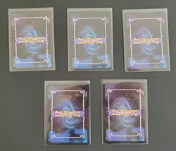 1997 Ani-Mayhem Dragon Ball Z Ultra Rare 5/5 Foil Card Set - Image 2