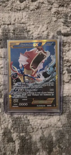 Pokemon TCG English Card Breakpoint Shining Gyarados EX 123/122 Full Art Holo - Image 1