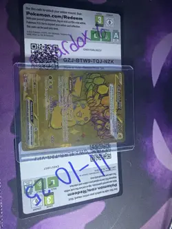 Pokemon TCG Pikachu EX Gold Hyper Rare Card 179/131 Prismatic Evolutions - Image 1