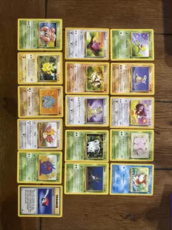 1999 Pokemon JUNGLE Set COMPLETE Unlimited Edition COMMON ONLY Cards Lot 2 - Image 1