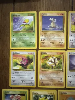 1999 Pokemon JUNGLE Set COMPLETE Unlimited Edition COMMON ONLY Cards Lot 2 - Image 2