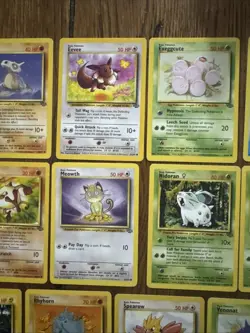 1999 Pokemon JUNGLE Set COMPLETE Unlimited Edition COMMON ONLY Cards Lot 2 - Image 3