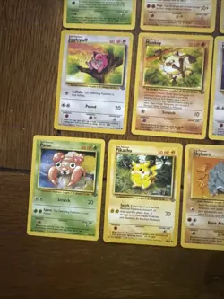 1999 Pokemon JUNGLE Set COMPLETE Unlimited Edition COMMON ONLY Cards Lot 2 - Image 5
