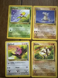 1999 Pokemon JUNGLE Set COMPLETE Unlimited Edition COMMON ONLY Cards Lot 3 - Image 2