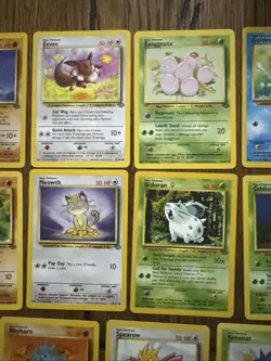 1999 Pokemon JUNGLE Set COMPLETE Unlimited Edition COMMON ONLY Cards Lot 3 - Image 3