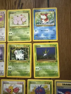 1999 Pokemon JUNGLE Set COMPLETE Unlimited Edition COMMON ONLY Cards Lot 3 - Image 4