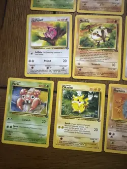 1999 Pokemon JUNGLE Set COMPLETE Unlimited Edition COMMON ONLY Cards Lot 3 - Image 5