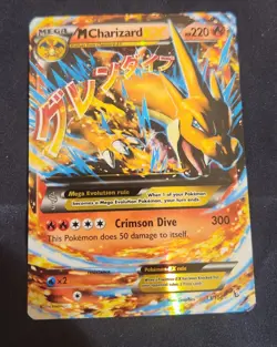 Pokemon Mega Charizard EX 13/106 Holo Ultra Rare 2014 XY Flashfire Card - Image 2