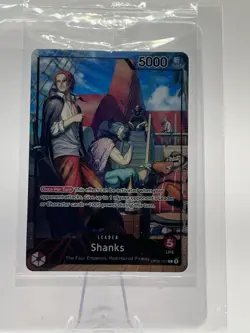 One Piece Shanks Leader Promo Card PSA Magazine Exclusive OP09-001 Sealed - Image 1