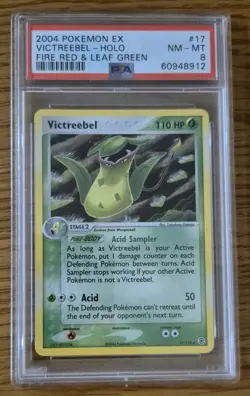 Pokemon Cards Victreebel PSA 8 Ex Firered Leafgreen /112 Holo Rare - Image 1