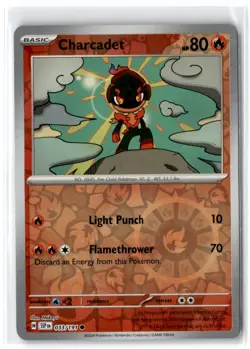 2024 Scarlet & Violet Series - Surging Sparks Charcadet #33 Common Reverse Holo - Image 1