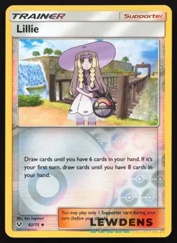 Lillie - 62/73 - Reverse Holo Trainer - Shining Legends - Pokemon Card - Image 1