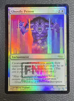 Ghostly Prison FNM DCI Friday Night Magic Promos Foil MTG LP Magic Card - Image 1