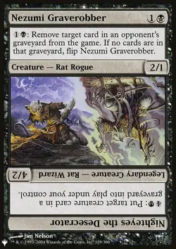 Magic the Gathering MTG Nezumi Graverobber (108) The List LP - Image 1