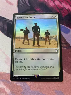 Secure the Wastes Foil - Fallout - Magic The Gathering MTG - Image 1
