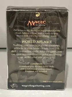 Magic the Gathering 9th Edition Core Set World Aflame Deck *brand new* - Image 2