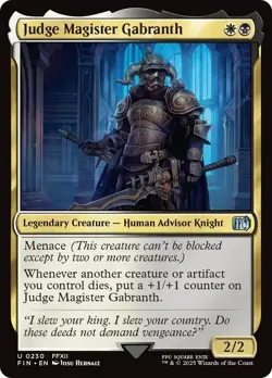 ** Judge Magister Gabranth ** EDH Commander Deck ** MTG - Image 1